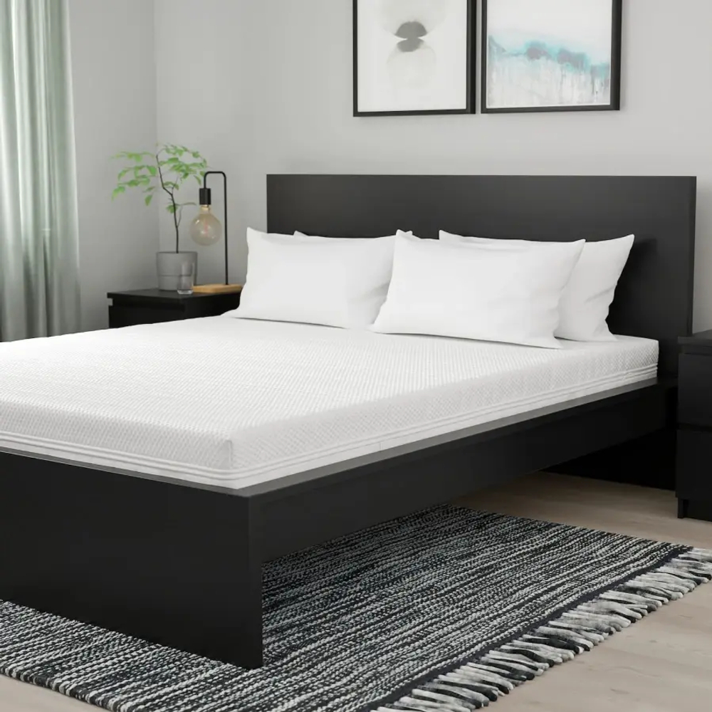 Матрас для двуспальной кровати - ÅNNELAND IKEA/ АННЕЛАНД ИКЕА, 140х200 см, белый