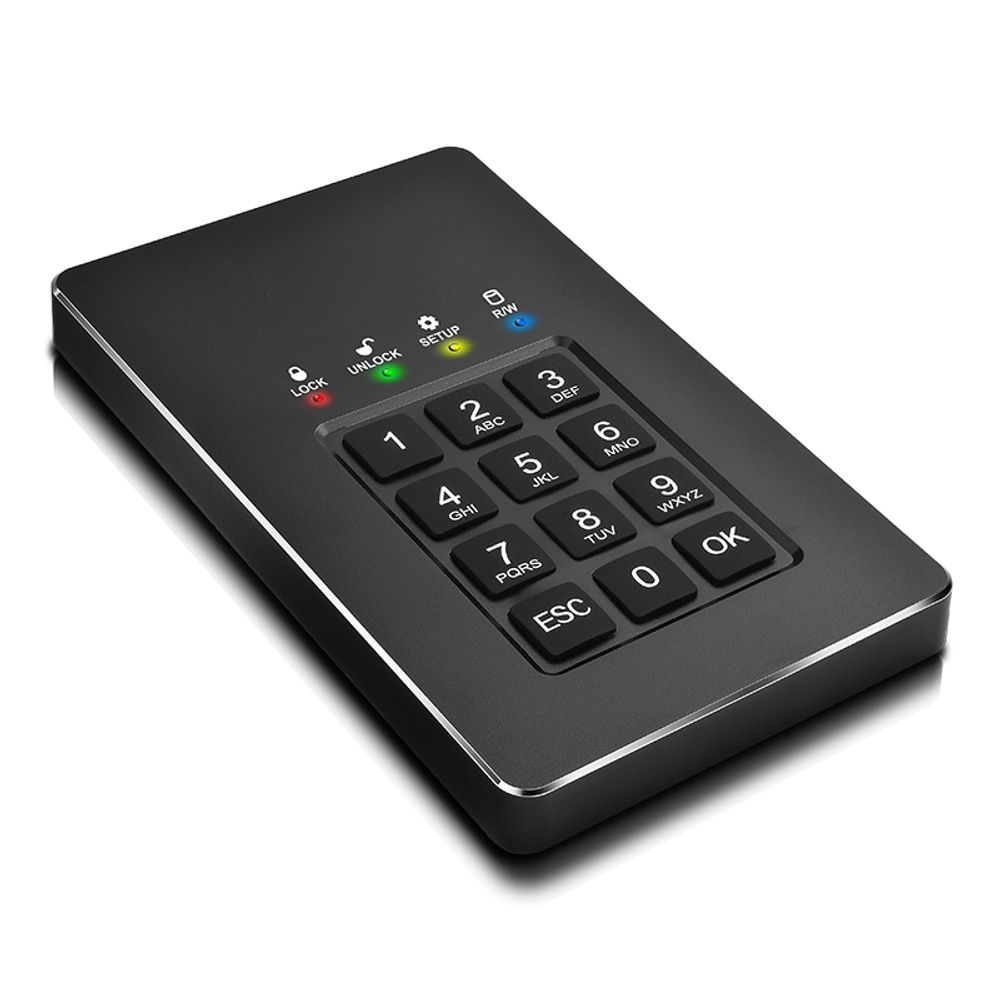 SSD-диск с шифрованием и ПИН-кодом DataLock PRO 500 Гб (2,5)