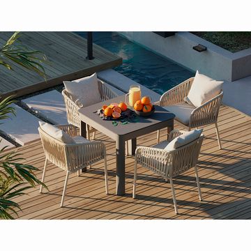 Стул monyx, серо-бежевый