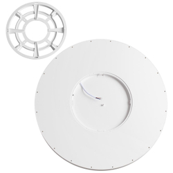 7659/48L MITRA LED SN 551 Светильник пластик/белый LED 48Вт 3000/4000K D600 IP40 ALFA WHITE