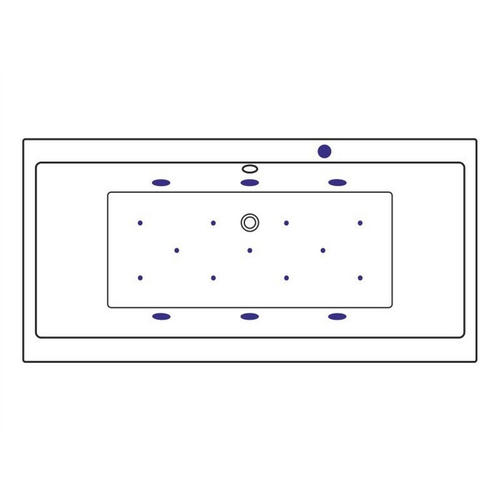 Акриловая ванна Excellent Pryzmat Relax 170x75 WAEX.PRY17.RELAX