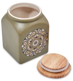 TJ-17/2 Керамическая банка сред. с крышкой