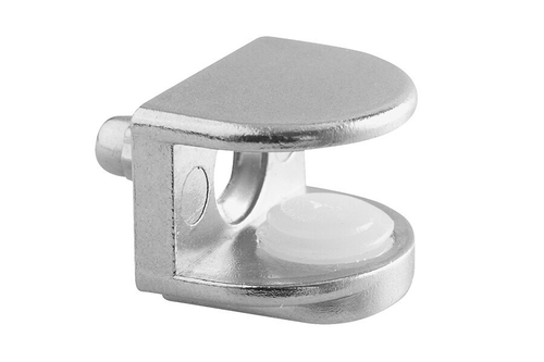 Полкодержатель для стекла П-образ Никель