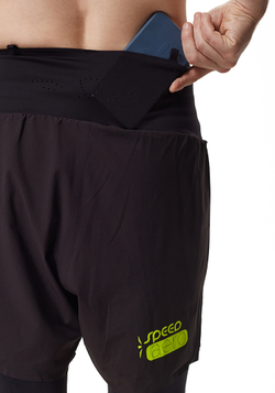 ШОРТЫ МУЖСКИЕ SFA5 ELEVATE 2IN1 | BLACK YELLOW