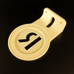 Настенный кронштейн-полка для Яндекс станций (Яндекс-Алиса) мини 1, 3D печать, бежевый