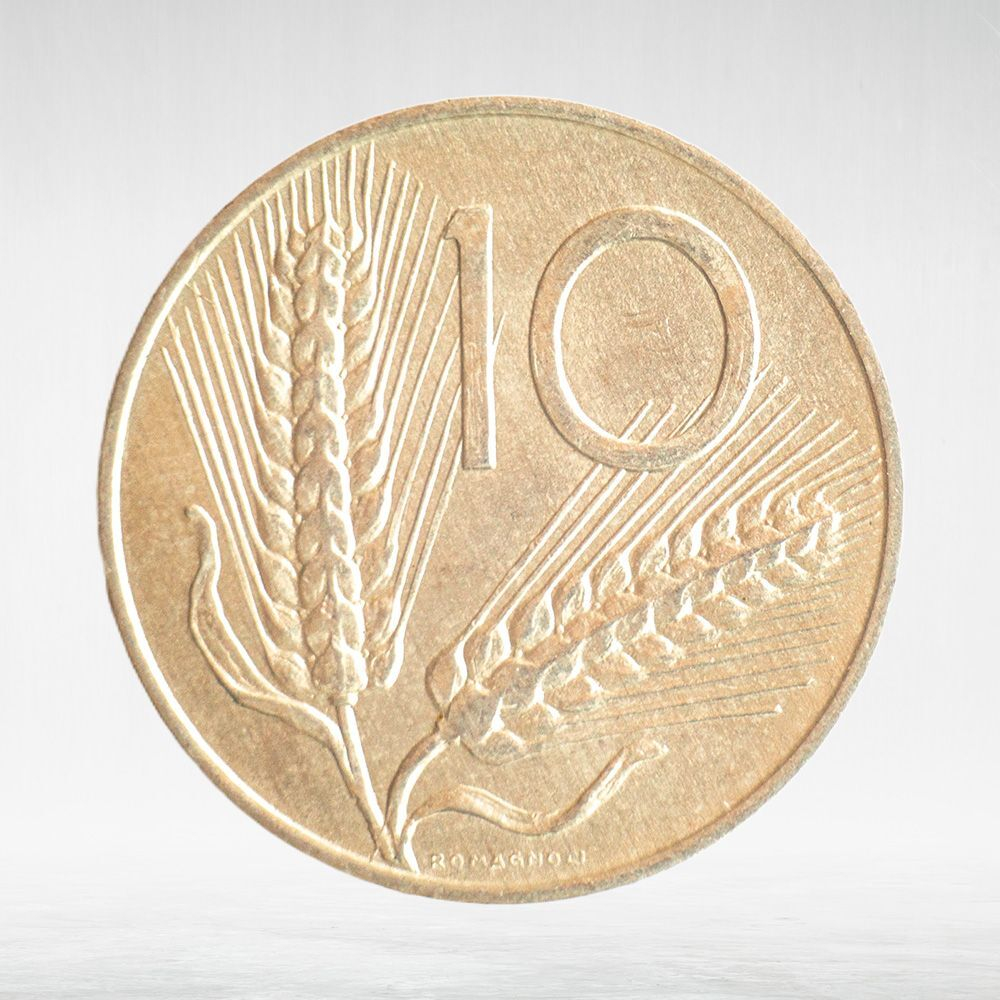 Italy 10 Lire 1978 R, VF