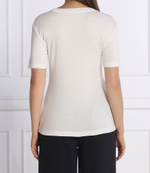 футболка Tommy Hilfiger - кремовый(WW0WW36601)