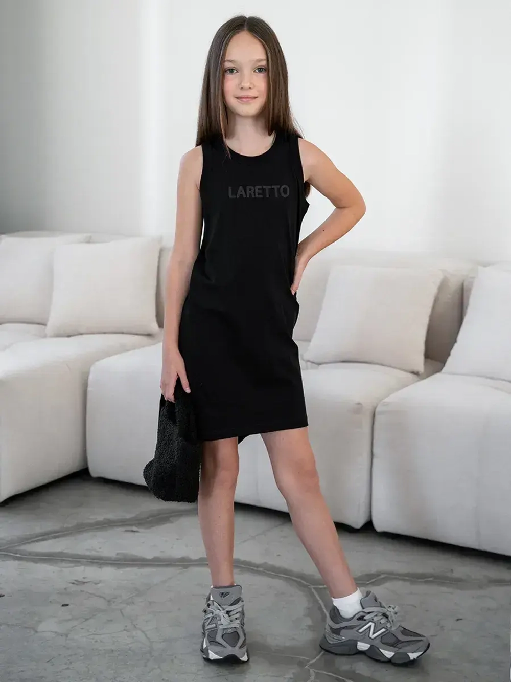 Платье-майка для девочки летнее