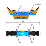 Уличный тренажер для спортивной площадки Romana 208.13.10
