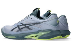 Мужские теннисные кроссовки Asics Solution Speed FF 4 Clay - grey blue/ironclad