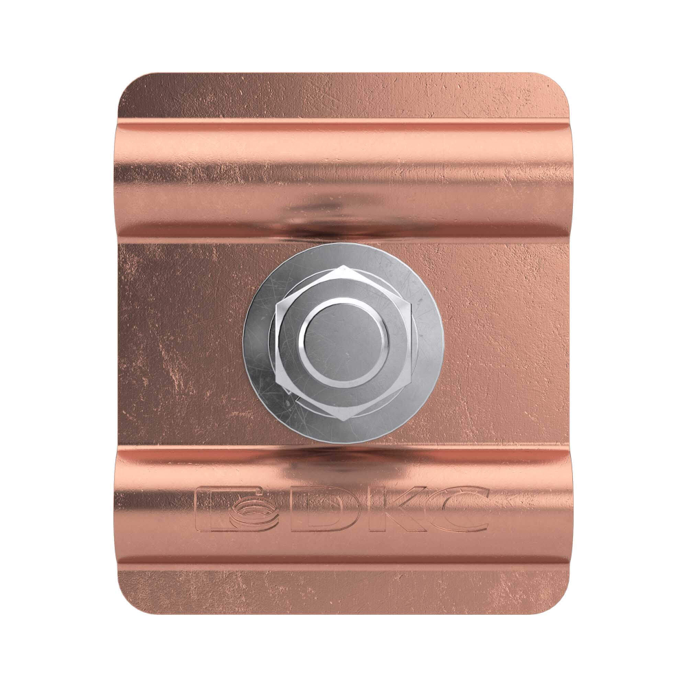 Параллельный зажим с разделительной пластиной, медь