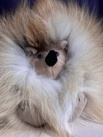 Ёжик Тофу (большой) мех лисы