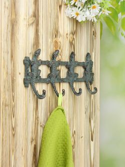 Iron Garden Вешалка настенная Ящерки, 4 крючка