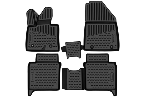 Коврики в салон для Zeekr X 2023 - 4шт. (полиуретан) ELEMENT3DA70598210K