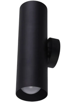 Светильник настенный, бра двунаправленный, черный, Е27