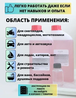 Полиэфирная смола 2 кг + Стекломат 2,5 м2