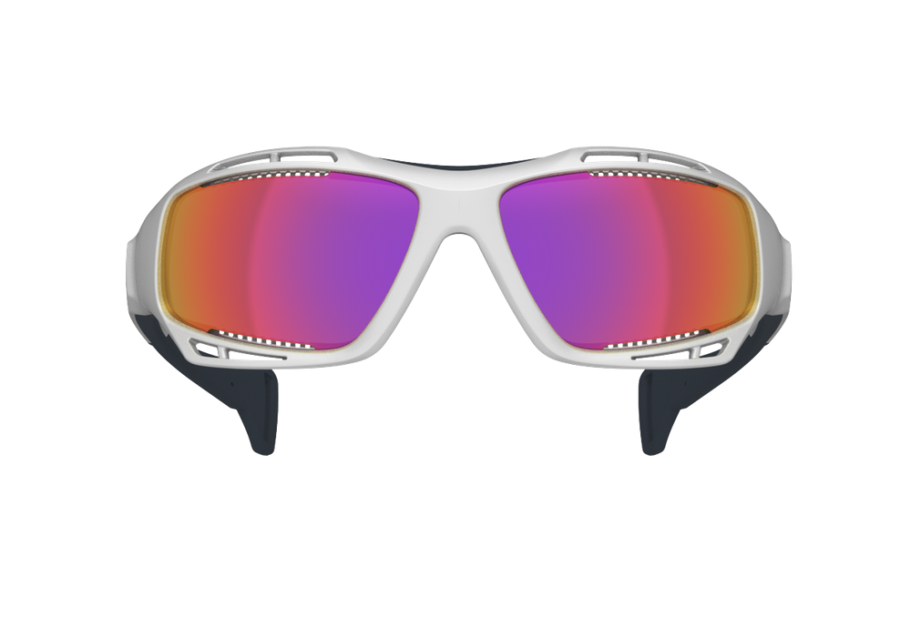 Спортивные очки 720armour Stingray / Matte Silver / Red PCPL Lens