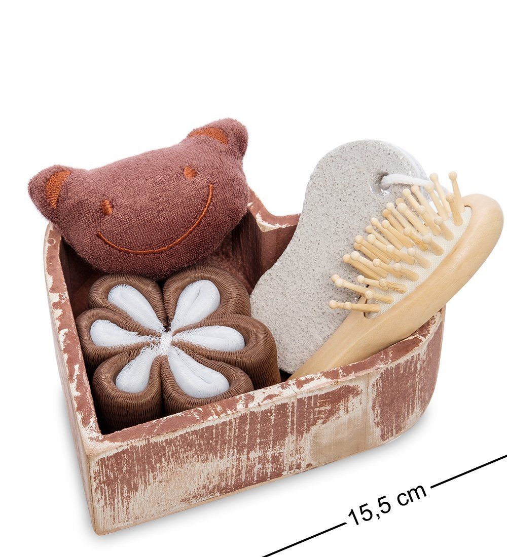 BT-16/2 Набор для бани с расческой «Сердце»