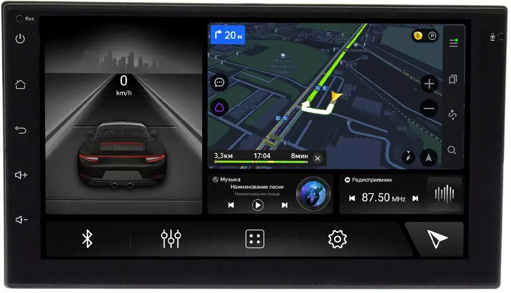 Магнитола для Nissan Qashqai J10 2006-2013, Dualis - Canbox 4477 Android 10, ТОП процессор, 4-32Гб, SIM-слот