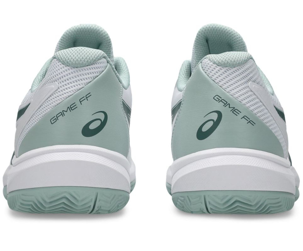 Мужские теннисные кроссовки Asics Game FF Clay/OC - white/dark neptune