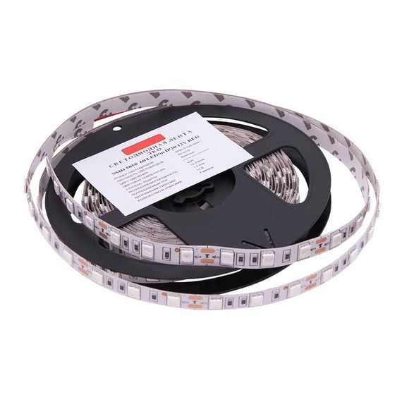 Светодиодная лента SWG 14,4W/m 60LED/m 5050SMD красный 5M 002336