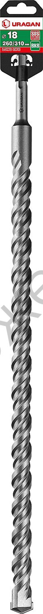 URAGAN 18х310 мм, SDS-plus бур (29311-310-18)