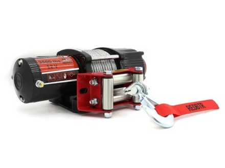 Лебедка для квадроцикла 12В 3500 lbs (1587 кг) TROPHY (стальной трос)