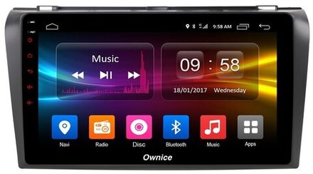 Магнитола для Mazda 3, Axela 2003-2009 - Carmedia OL-9503 QLed, Android 10/12, ТОП процессор, CarPlay, SIM-слот