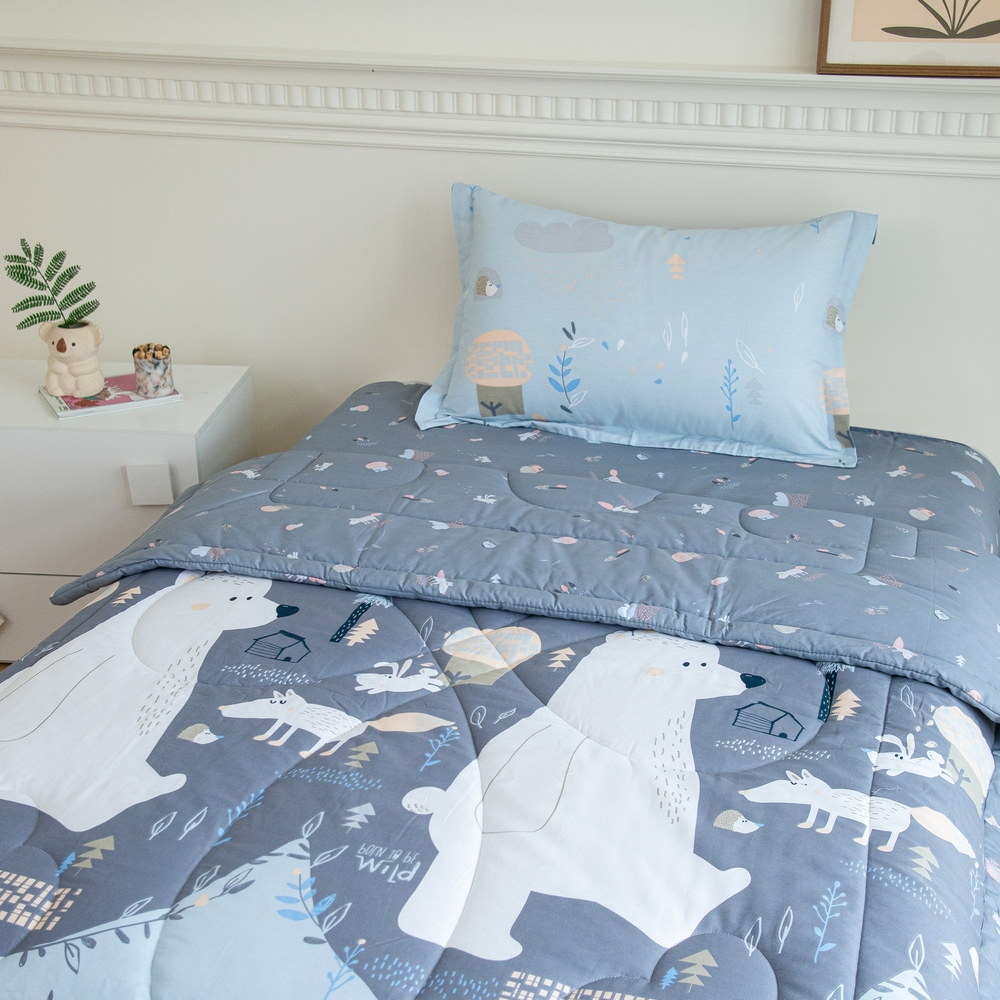 Комплект постельного белья Сатин с Одеялом Young 100% хлопок OBK019