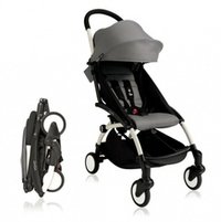 Коляски Babytime (аналог YOYO) Прогулочная коляска серая №1 9-0398 с бампером