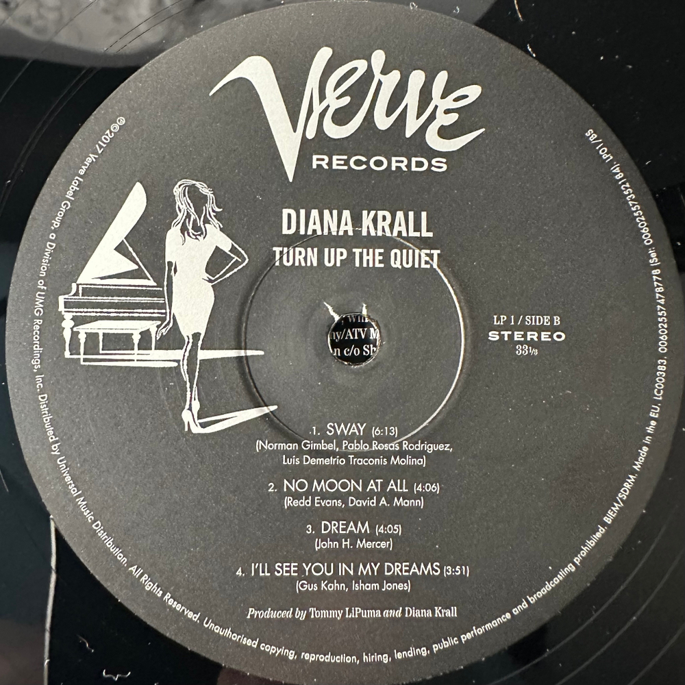 Diana Krall ‎– Turn Up The Quiet 2LP (Германия 2017г.)