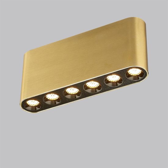 7093/15CL HIGHTECH ODL25 335 Потолочный светильник бронзовый/металл/акрил IP20 LED 9W 690Лм 3000K 220V SMALL