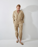 Комбинезон из хлопка Стелла Маккартни оливковый