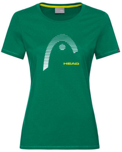 Женская теннисная футболка Head Club Lara T-Shirt - green