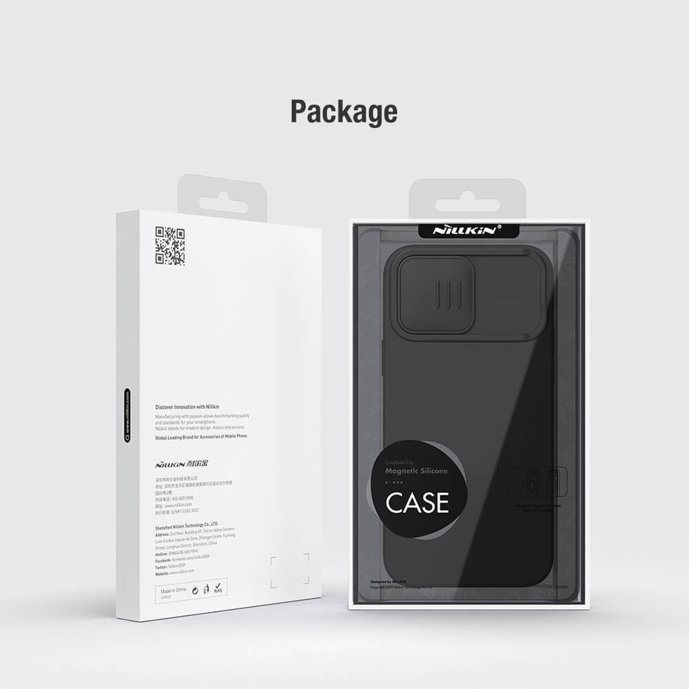 Накладка Nillkin CamShield Silky Magnetic Silicone Case для iPhone 14 Pro