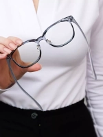 Очки для компьютера имиджевые защитные прозрачные нулевки