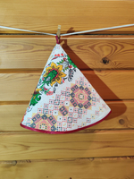 Полотенце кухонное, круглое, 2 шт, вафельное полотно