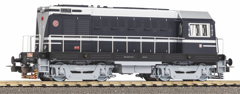 Тепловоз T435 ČSD III + звук + декодер PluX22 (синий)