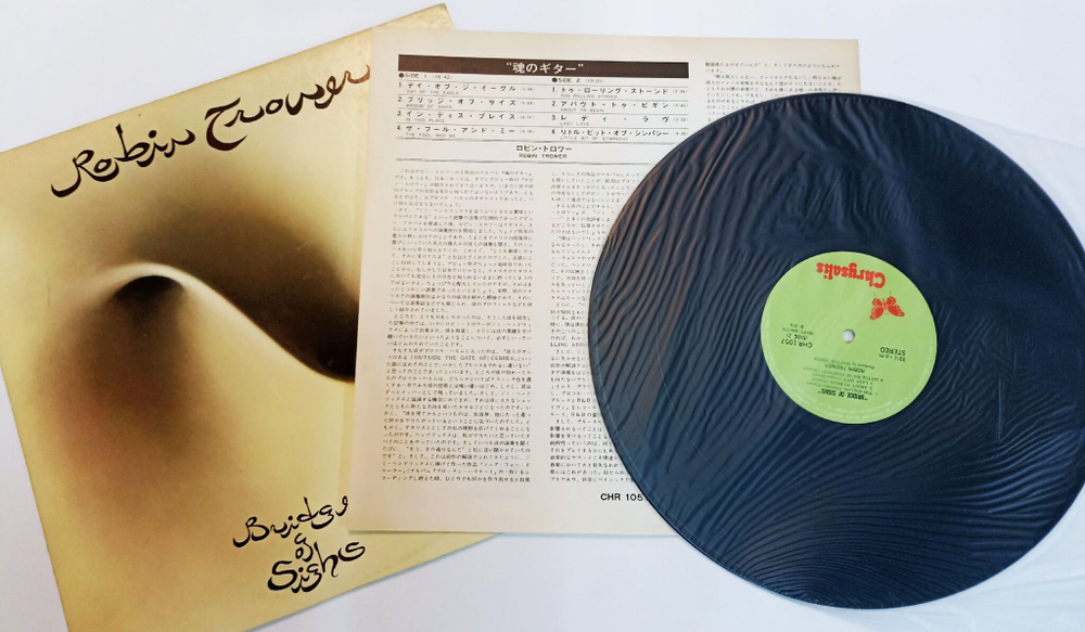 Винтажная виниловая пластинка LP Robin Trower Bridge Of Sighs (Japan 1977) (No Obi)