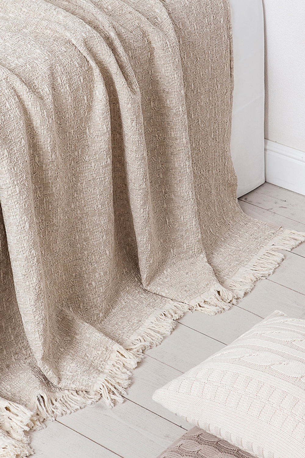 Покрывало 150x210 Luxberry Shanty льняное