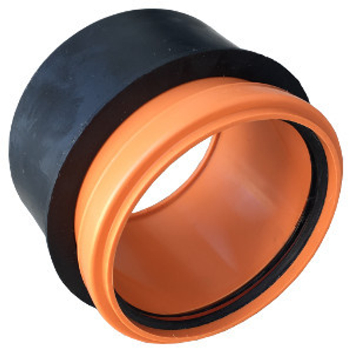 Муфта врезная рыжая 160/190