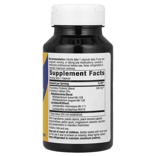 Nature's Way, Primadophilus®, бифидобактерии, пробиотик, 5 млрд КОЕ, 90 капсул