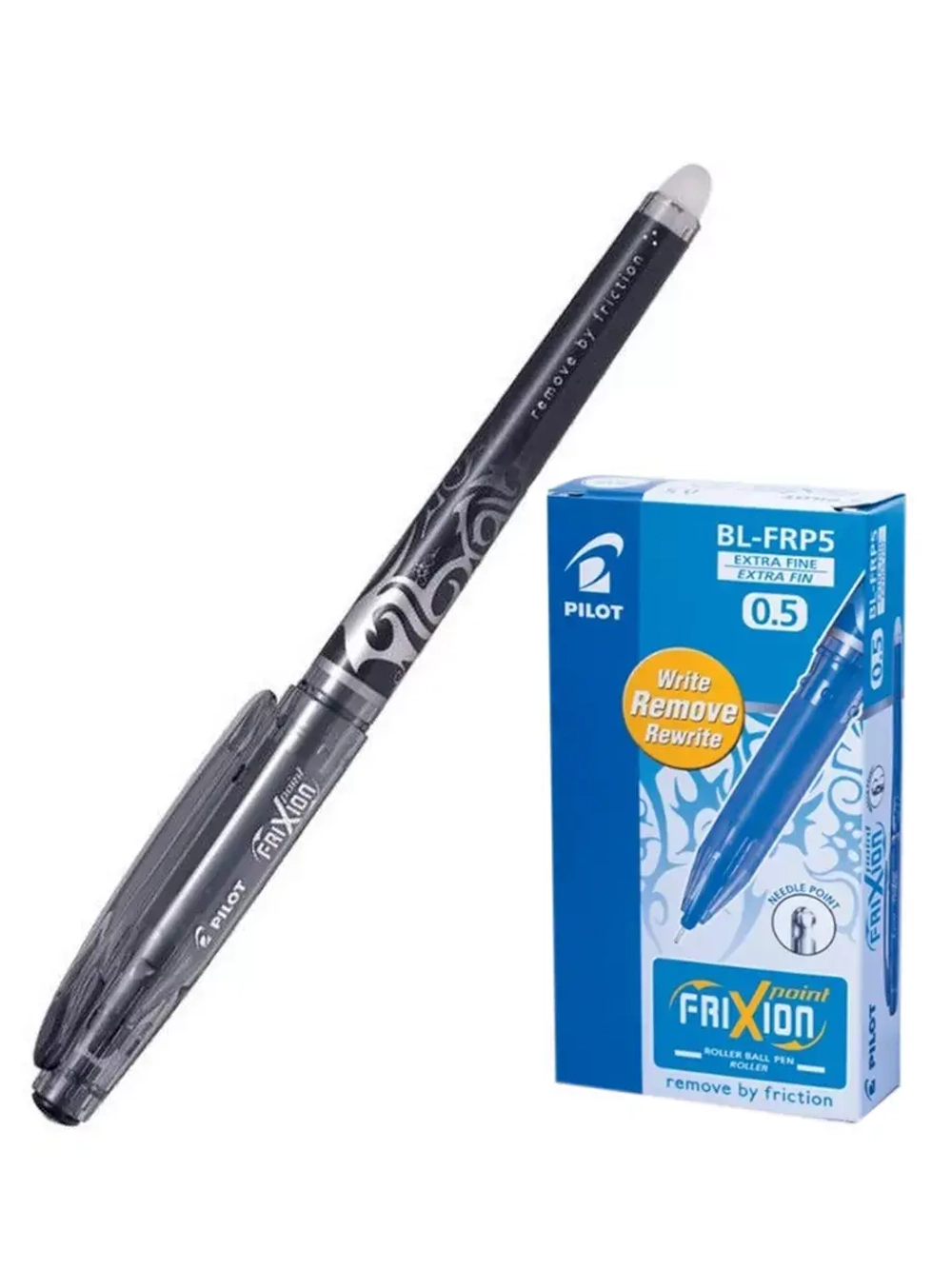 Ручка FriXion Point стираемые чернила, черная, 12 шт.