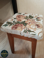 Набор чехлов на табурет из гобелена Розарий (33х33 см) - 2шт