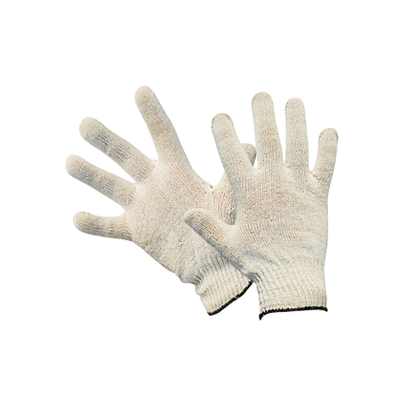 Перчатка х/б 4-нитка бел/500