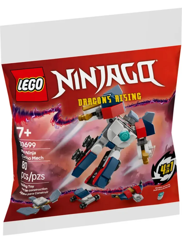 Конструктор NINJAGO 30699 Мини-Комбо-робот Ниндзя