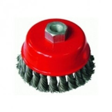 Корщетка-чашка витая d125 мм, М14 для УШМ