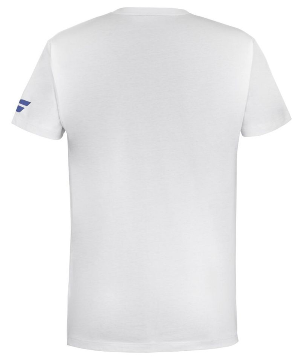 Теннисная футболка Babolat Exercise Tee Men - white/white