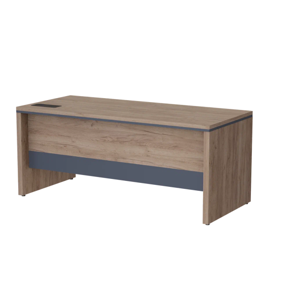 Стол руководителя прямой PREGO 1800х800х760 П.CР-18.8 Дуб крафт табачный /Антрацит