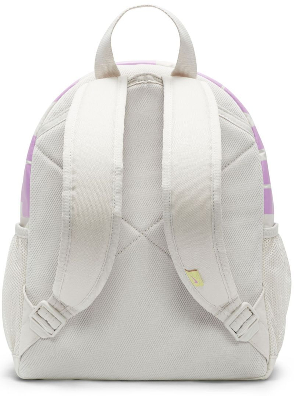 Рюкзак теннисный Nike Brasilia JDI Mini Backpack - light bone/rush fuchsia/light lemon twist